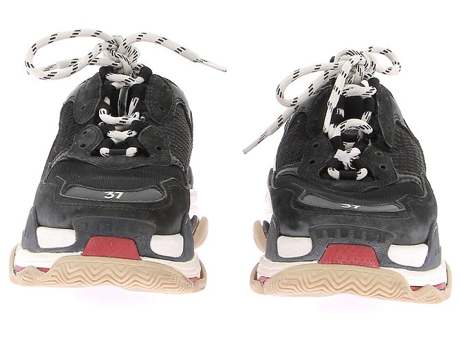Scarpe BALENCIAGA T.EU 37 Pelle Nero - vista 4