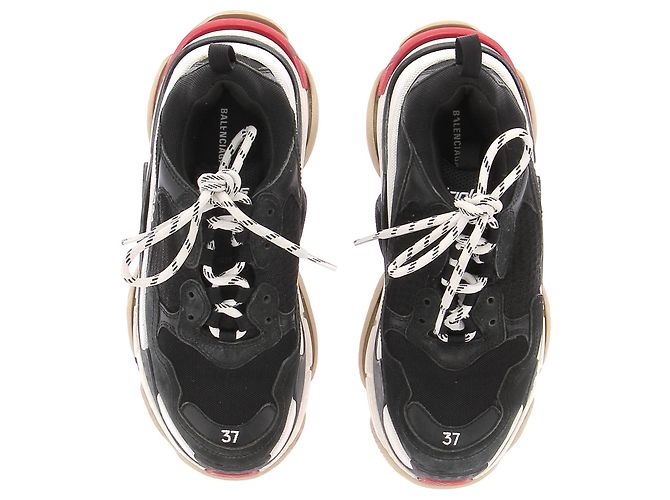 Scarpe BALENCIAGA T.EU 37 Pelle Nero - vista 6