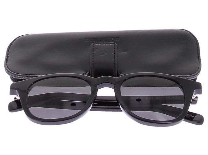 Gafas de sol SAINT LAURENT T. Plástico Negro - vista 7