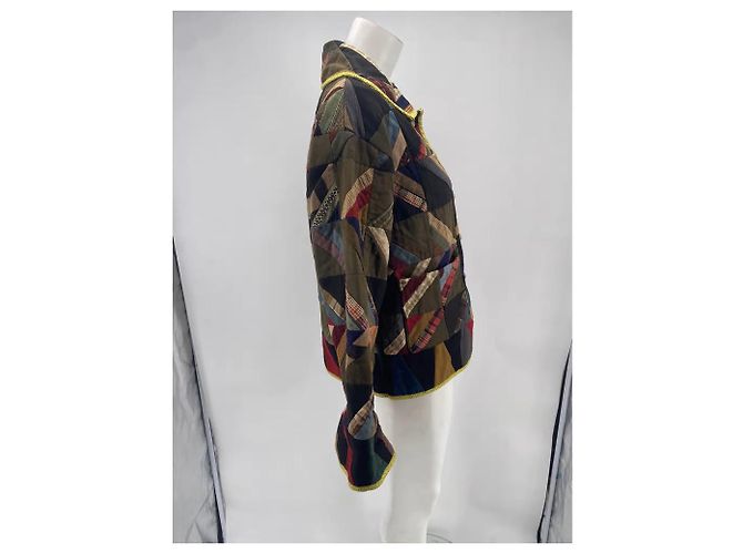 Autre Marque Chaqueta LADY LANCASTER T.FR 38 Algodón Multicolor - vista 3