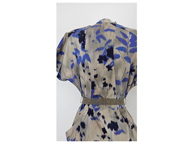 HUGO BOSS Delara2 Wickelkleid beige floral - Ansicht 10