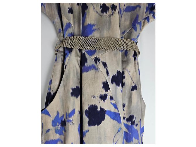 HUGO BOSS Delara2 Wickelkleid beige floral - Ansicht 3
