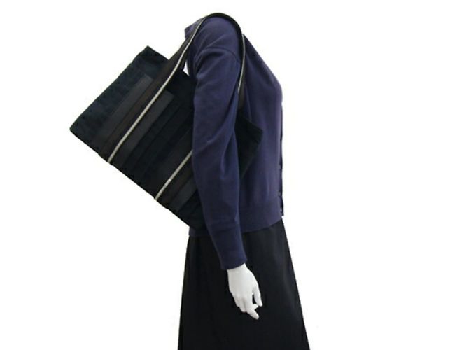 Troca Hermès Hermes Horizontale Tote Tasche Schwarz - Ansicht 9