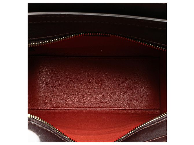 Luggage Céline Celine Rot Nano Tricolor Leder Reisetasche - Ansicht 4