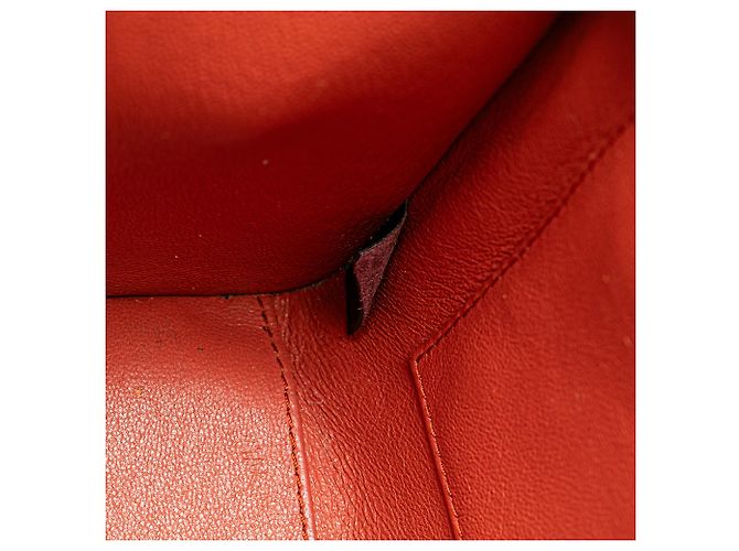 Luggage Céline Celine Rot Nano Tricolor Leder Reisetasche - Ansicht 6