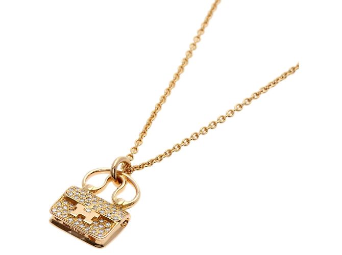 Hermès Collana Amuleto Constance di Hermes in oro rosa 18K - vista 9