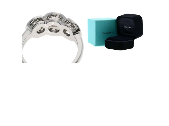 Tiffany & Co Tiffany Circlet Diamantring aus Platin - Ansicht 10