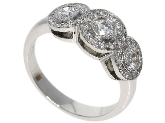Tiffany & Co Tiffany Circlet Diamantring aus Platin - Ansicht 11