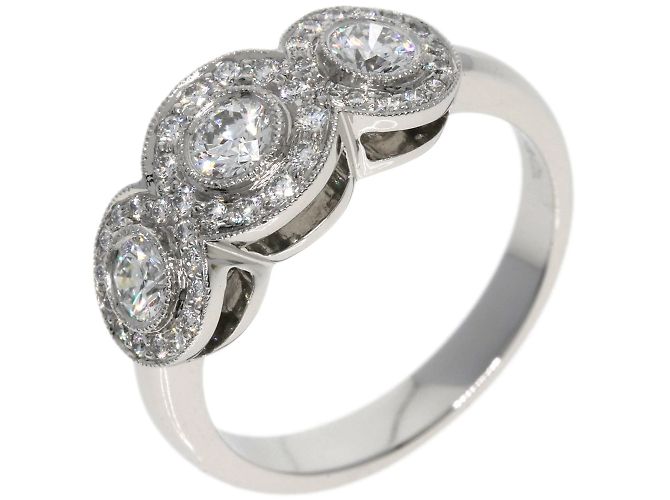 Tiffany & Co Tiffany Circlet Diamantring aus Platin - Ansicht 2