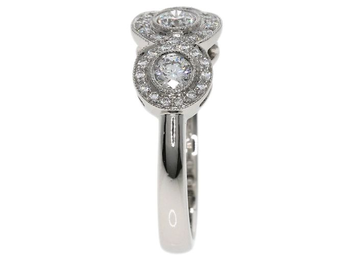 Tiffany & Co Tiffany Circlet Diamantring aus Platin - Ansicht 3