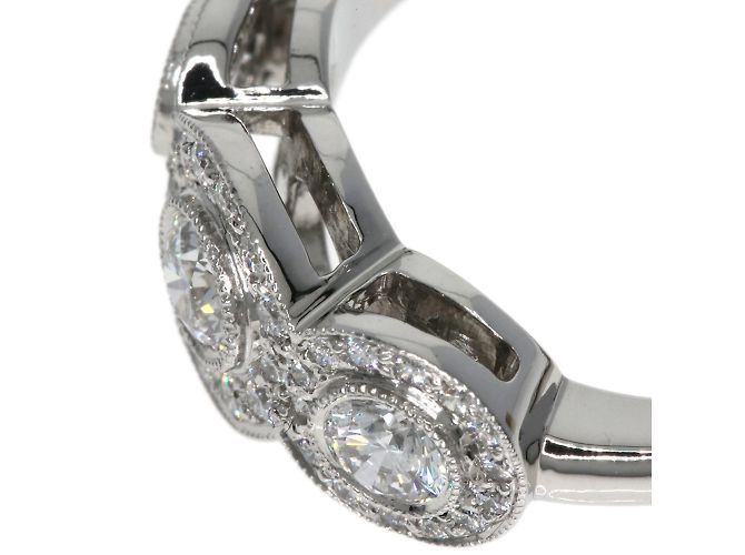 Tiffany & Co Tiffany Circlet Diamantring aus Platin - Ansicht 9