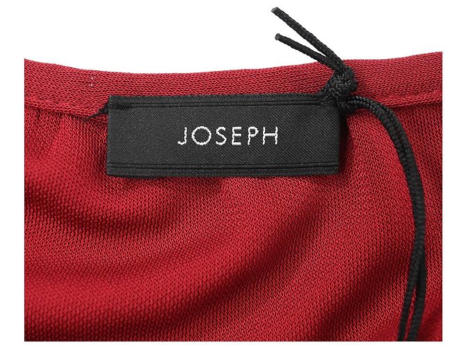 Vestido Crepe Joseph Romy en Viscosa Roja - vista 4