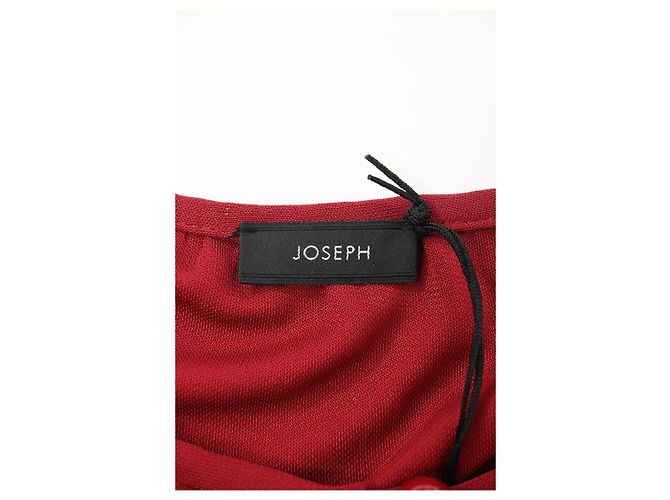 Vestido Crepe Joseph Romy en Viscosa Roja - vista 9