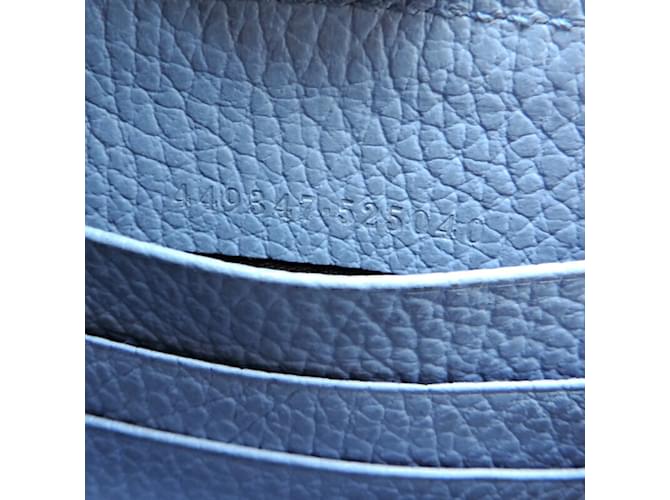 Gucci Interlocking G Langbörse Hellblau - Ansicht 8