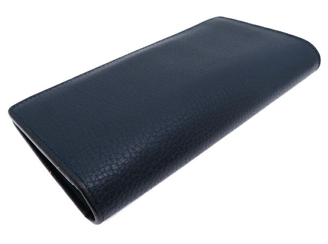 Portafoglio Lungo Brazza da Uomo di Louis Vuitton Blu - vista 3