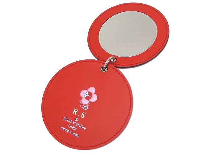 Chaveiro Miroir Initial da Louis Vuitton Rosa - vista 5