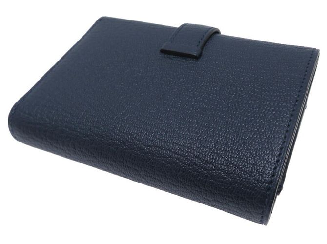 Hermès Portafoglio tri-fold da donna Bearn Combination Hermes W Stamp 2024 Blu navy - vista 4