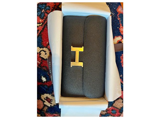 Hermès Constance To Go Handtasche aus schwarzem Leder - Ansicht 16