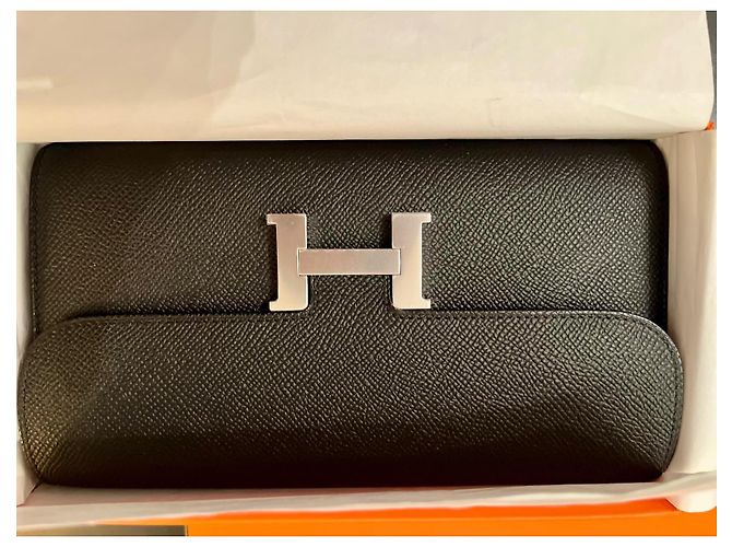 Hermès Constance To Go Handtasche aus schwarzem Leder - Ansicht 2