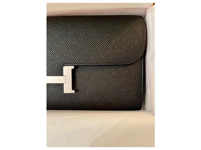 Hermès Constance To Go Handtasche aus schwarzem Leder - Ansicht 5