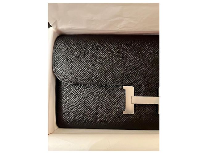 Hermès Constance To Go Handtasche aus schwarzem Leder - Ansicht 6