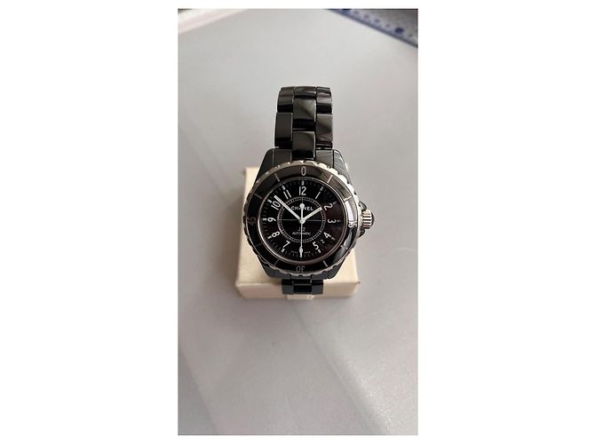 Chanel J12 Automatic Black Ceramic Watch 38mm - view 3
