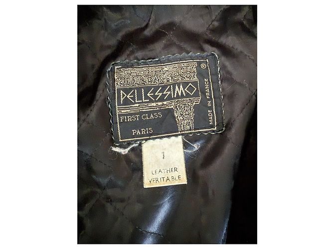 Gabardina Pellessimo de piel de cordero marrón oscuro - vista 6