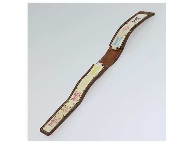 LOUIS VUITTON Monogramm Multicolor Uhren 109/500 Weiß LV Auth 115748A - Ansicht 13