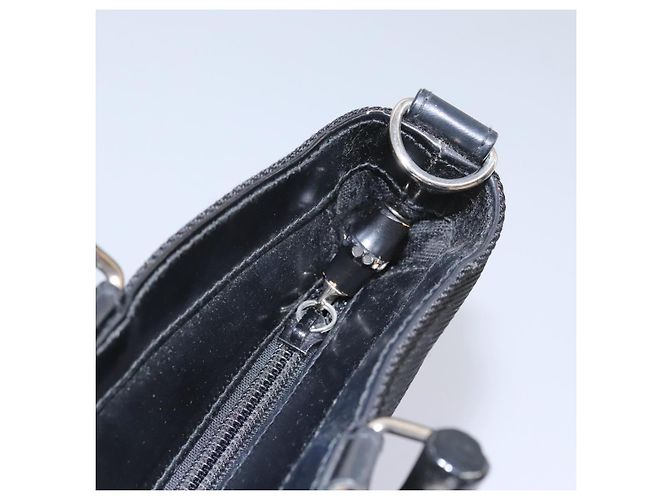 Borsa a mano in tela GUCCI Bamboo 2way Nera 000 1705 0588 Auth ep7659 Nero - vista 10