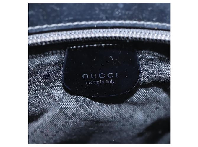 Borsa a mano in tela GUCCI Bamboo 2way Nera 000 1705 0588 Auth ep7659 Nero - vista 17