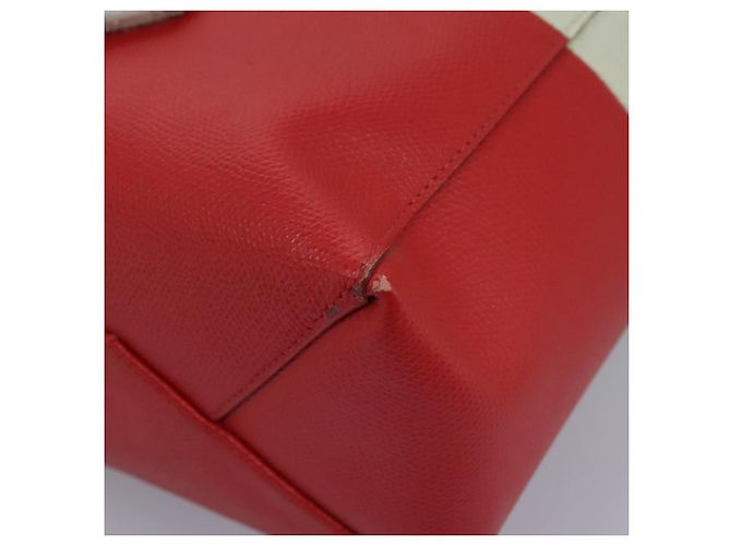 Céline Tote Bag aus Leder 2 in 1 rot Auth ep7482 - Ansicht 10