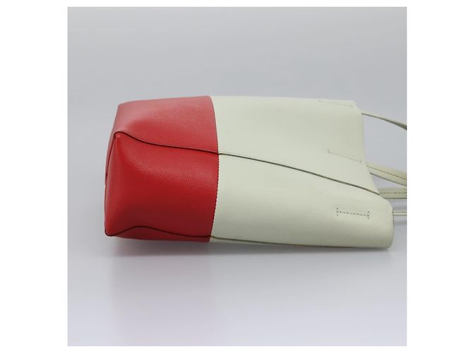 Céline Tote Bag aus Leder 2 in 1 rot Auth ep7482 - Ansicht 4
