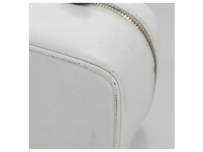 GUCCI Bamboo Vanity Pouch Lackleder Weiß 032 1956 0151 Auth fm4397 - Ansicht 15