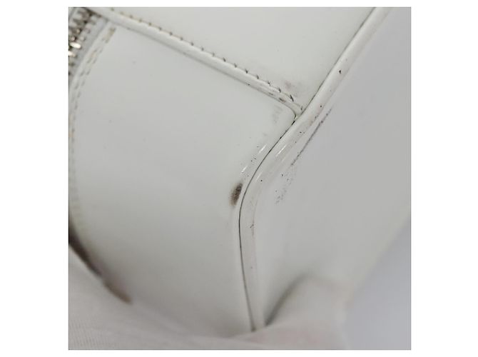 GUCCI Bamboo Vanity Pouch Lackleder Weiß 032 1956 0151 Auth fm4397 - Ansicht 16
