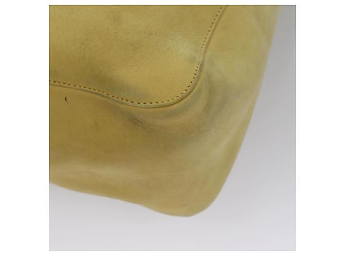 Borsa a Spalla Salvatore Ferragamo in Camoscio Giallo Auth 100746 - vista 14