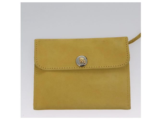 Borsa a Spalla Salvatore Ferragamo in Camoscio Giallo Auth 100746 - vista 20