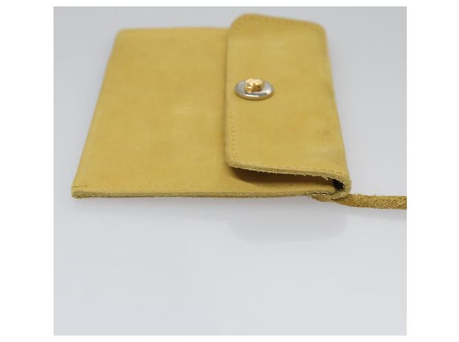 Borsa a Spalla Salvatore Ferragamo in Camoscio Giallo Auth 100746 - vista 22