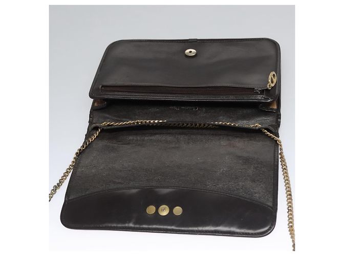Borsa a spalla in tela Trotter Christian Dior marrone oro Auth BD118 D'oro - vista 20