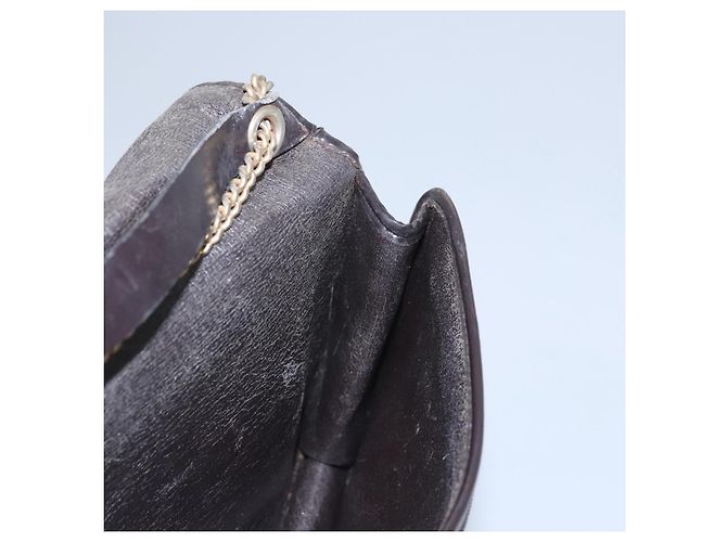 Borsa a spalla in tela Trotter Christian Dior marrone oro Auth BD118 D'oro - vista 22