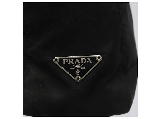 PRADA Bolso de mano de nylon negro Auth KD065 - vista 17