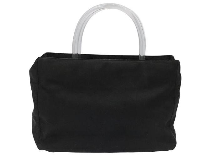 PRADA Bolso de mano de nylon negro Auth KD065 - vista 2