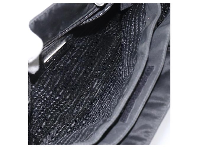 PRADA Bolso de mano de nylon negro Auth KD065 - vista 21