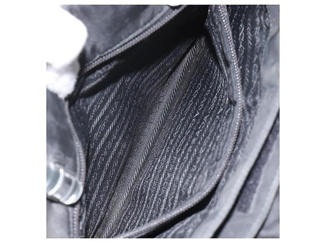 PRADA Bolso de mano de nylon negro Auth KD065 - vista 22