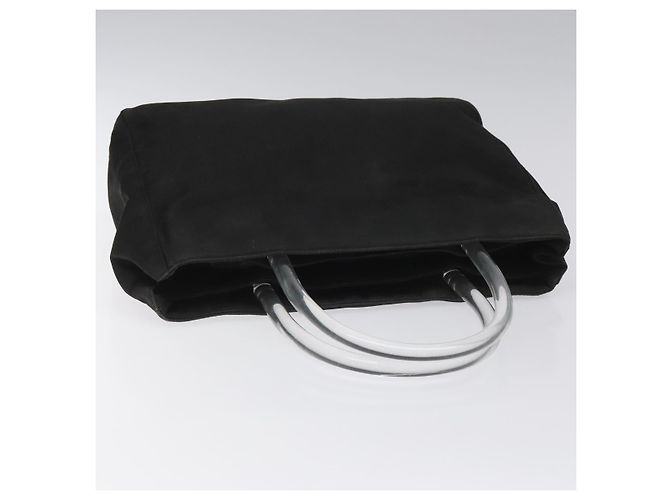 PRADA Bolso de mano de nylon negro Auth KD065 - vista 6