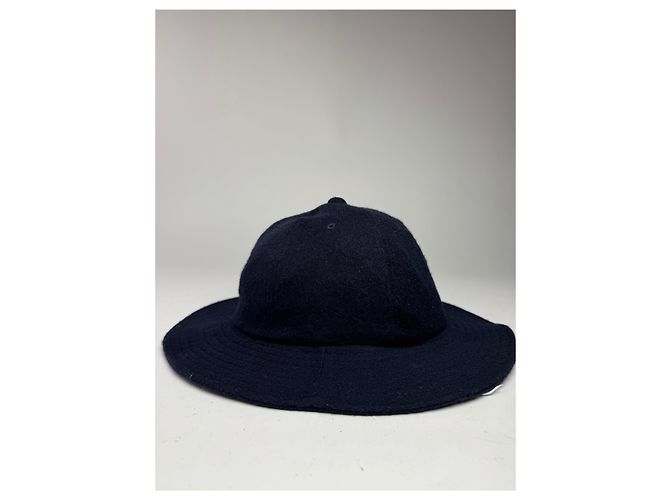 Issey Miyake Cappello in lana Vintage Pleats Please Marino Blu navy - vista 9