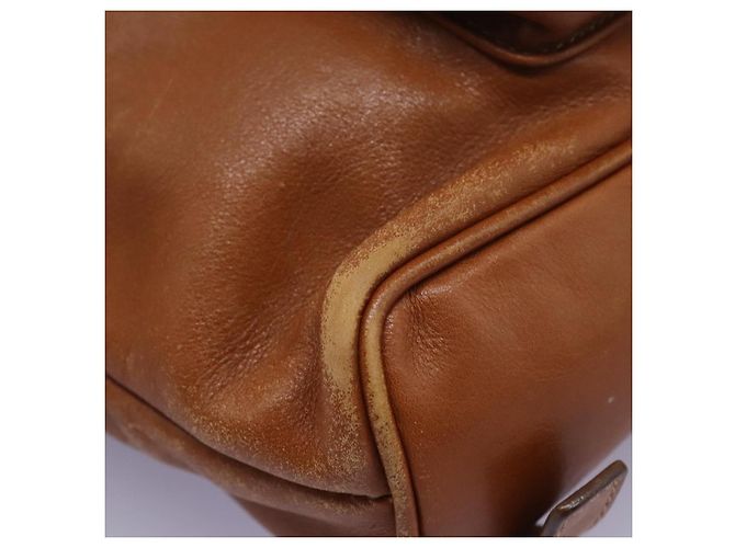 Zaino in pelle Gucci Bamboo marrone oro 003 2058 0030 Auth ep7524 D'oro - vista 9