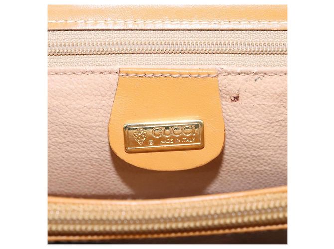 Gucci Borsa a Spalla Micro GG Supreme PVC Beige Oro 001 115 1199 Auth ep7488 D'oro - vista 18