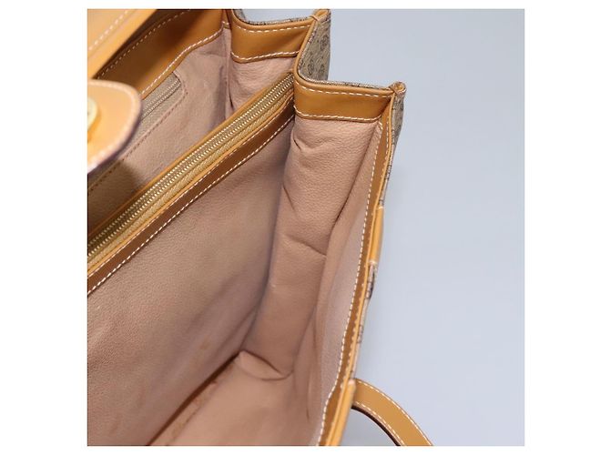 Gucci Borsa a Spalla Micro GG Supreme PVC Beige Oro 001 115 1199 Auth ep7488 D'oro - vista 26