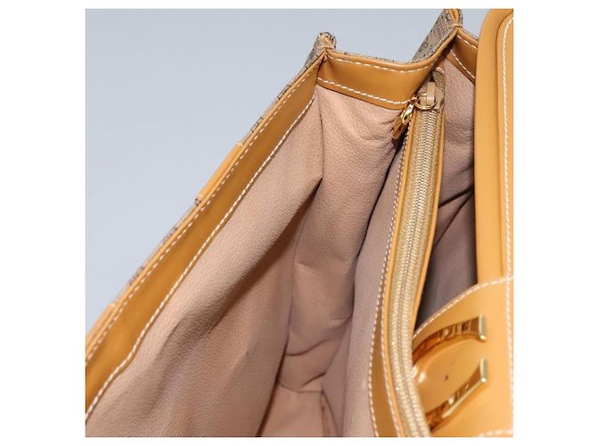 Gucci Borsa a Spalla Micro GG Supreme PVC Beige Oro 001 115 1199 Auth ep7488 D'oro - vista 27