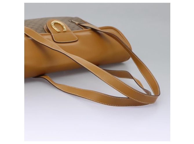 Gucci Borsa a Spalla Micro GG Supreme PVC Beige Oro 001 115 1199 Auth ep7488 D'oro - vista 7
